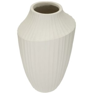 Mauro Ferretti Ice Vase Creme Ø 28,5x50,5 cm MGO...