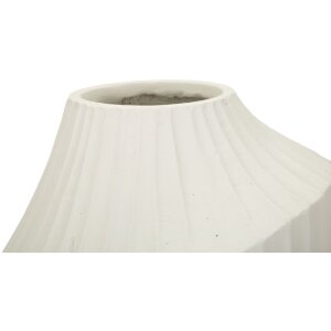 Mauro Ferretti Ваза Eis Ø 22,5x38 см кремовая