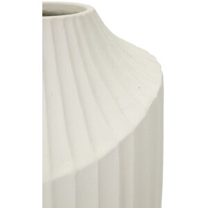 Mauro Ferretti Ваза Eis Ø 22,5x38 см кремовая