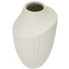 Mauro Ferretti Ваза Eis Ø 22,5x38 см кремовая