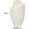 Mauro Ferretti Ваза Eis Ø 22,5x38 см кремовая