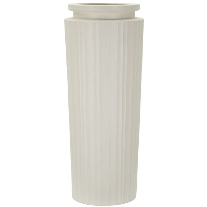 Mauro Ferretti Vase Hoch Ø 32x80 cm creme