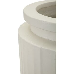 Mauro Ferretti Vase Hoch Ø 32x80 cm creme