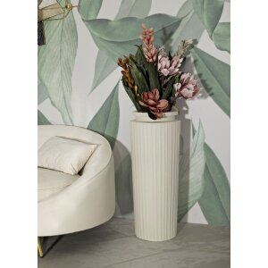Mauro Ferretti Vase Hoch Ø 32x80 cm creme