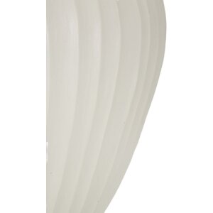 Ваза Mauro Ferretti Chil Ø 48x38 см кремовая