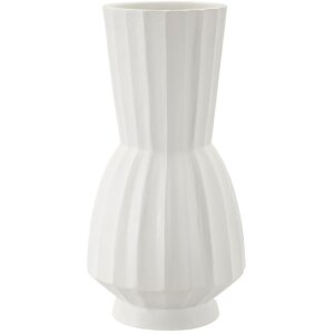 Mauro Ferretti Vase Glint Ø 25x50 cm weiß