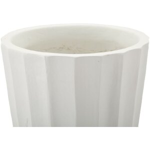 Mauro Ferretti Ваза Glint Ø 25x50 см белая