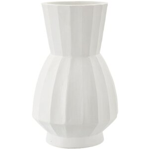 Mauro Ferretti Vase Glint Ø 24x41 cm weiß