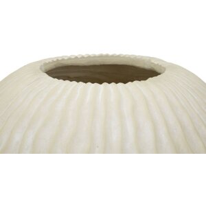 Mauro Ferretti Vase Eiszapfen Ø 36,5x38 cm creme