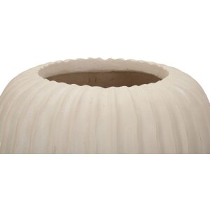 Mauro Ferretti Vase Nebel Ø 26,5x26 cm creme