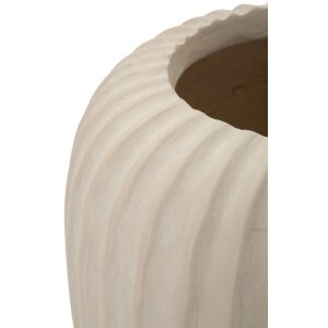 Mauro Ferretti Vase Nebel Ø 26,5x26 cm creme