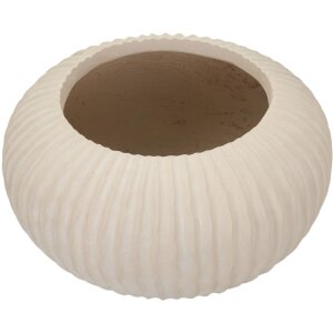 Mauro Ferretti Vase Nebel Ø35x18 cm creme