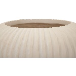 Mauro Ferretti Ваза Nebel Ø35x18 см кремовая