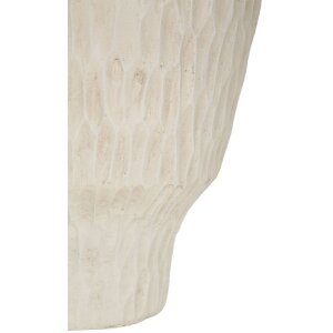 Mauro Ferretti Vase Schatten Ø 29,5x57 cm creme