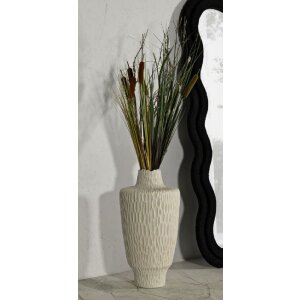 Mauro Ferretti Vase Schatten Ø 29,5x57 cm creme
