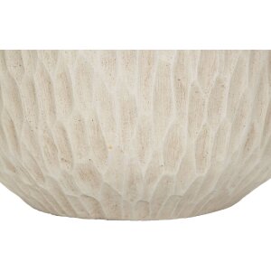 Mauro Ferretti Vase Schatten Ø 35x32,5 cm creme