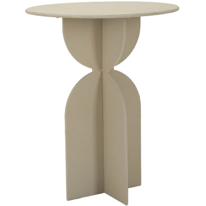 Mauro Ferretti Beistelltisch Düne Ø 45x58 cm creme