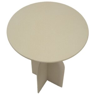 Mauro Ferretti Beistelltisch Düne Ø 45x58 cm creme