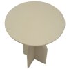 Mauro Ferretti Beistelltisch Düne Ø 45x58 cm creme