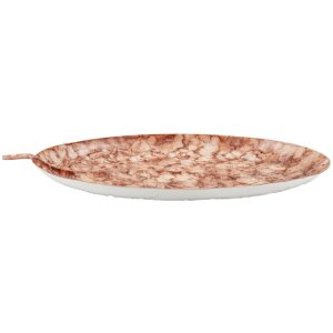 Mauro Ferretti Декоративная чаша Tropfen Browy 35x22x2,5 см коричневая