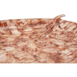 Mauro Ferretti Декоративная чаша Tropfen Browy 35x22x2,5 см коричневая