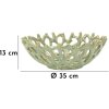 Mauro Ferretti Чаша Koralle Ø 35x13 см зеленая