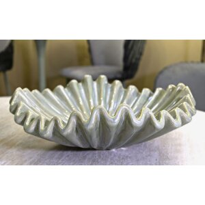 Mauro Ferretti Dekoschale Venedig Ø 40x13 cm grün