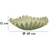 Mauro Ferretti Dekoschale Venedig Ø 40x13 cm grün