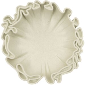 Mauro Ferretti Dekoschale Stons 40,5x38,5x9,5 cm creme
