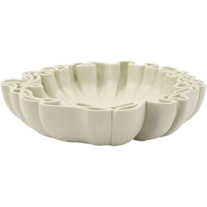 Mauro Ferretti Dekoschale Stons 30,5x29x7,5 cm creme