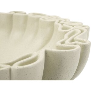 Mauro Ferretti Декоративная чаша Stons 30,5x29x7,5 см кремовая