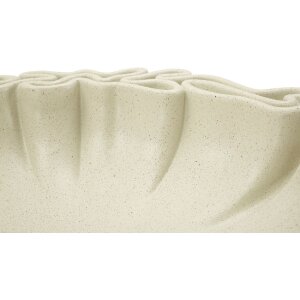 Mauro Ferretti Декоративная чаша Stons 30,5x29x7,5 см кремовая