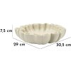 Mauro Ferretti Декоративная чаша Stons 30,5x29x7,5 см кремовая