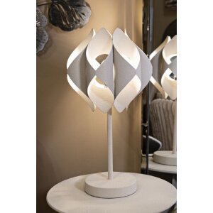 Mauro Ferretti Tischlampe Weltraum E27 28x57 cm creme