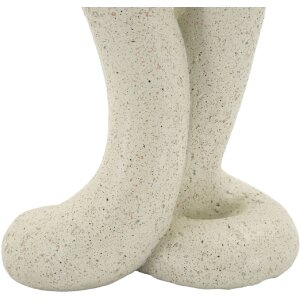 Mauro Ferretti Kerzenhalter Stons 10x6,5x17,5 cm creme