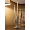 Mauro Ferretti Kerzenhalter Stons 10x6,5x17,5 cm creme