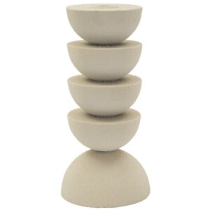 Mauro Ferretti Подсвечник Dune Pix 10x21 см кремовый