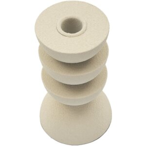 Mauro Ferretti Kerzenhalter Dune Pix 9x15 cm creme