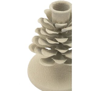 Mauro Ferretti Pigna Düne подсвечник 9,5х11,5 см кремовый