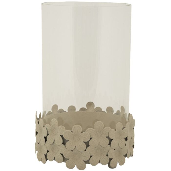 Mauro Ferretti Подсвечник Düne с колбой 14x21 см кремовый