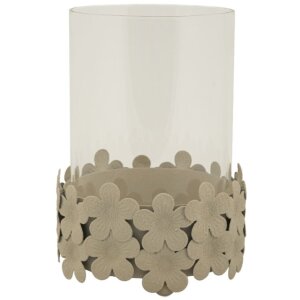 Mauro Ferretti Kerzenhalter Düne mit Glas 12x16 cm...