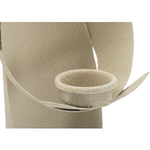 Mauro Ferretti Kerzenhalter Dune Engel 13x11,5x37,5 cm creme