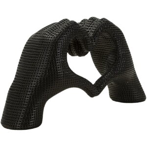 Hands Lover Skulptur Polyresin Schwarz 25x7 5x13 5 cm...