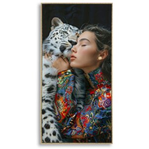 Mauro Ferretti Wandbild Moira mit Rahmen 52x4x102 cm