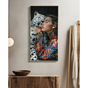 Mauro Ferretti Wandbild Moira mit Rahmen 52x4x102 cm