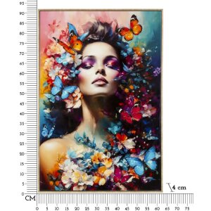 Mauro Ferretti Wandbild Marty mit Rahmen 62x4x92 cm