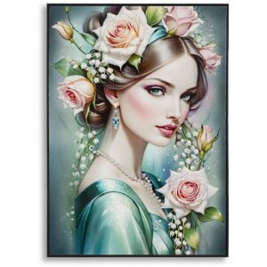 Mauro Ferretti Wandbild Fantasie mit Rahmen 72x4x102 cm