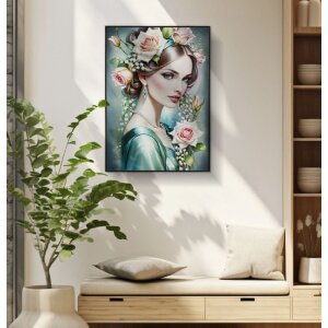 Mauro Ferretti Панно настенное Фантазия 72x4x102 см мультиколор с рамой из сосны