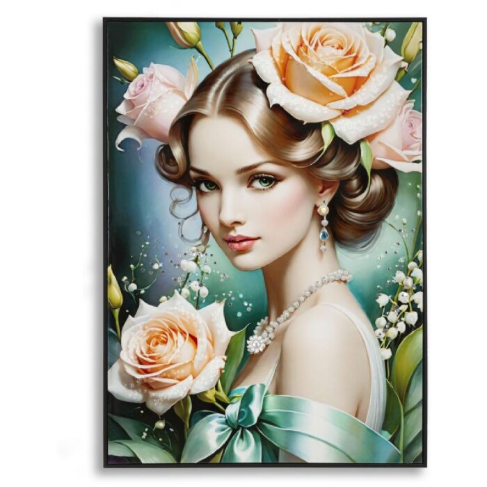 Mauro Ferretti Wandbild Fantasie mit Rahmen 72x4x102 cm