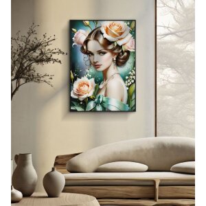 Mauro Ferretti Wandbild Fantasie mit Rahmen 72x4x102 cm